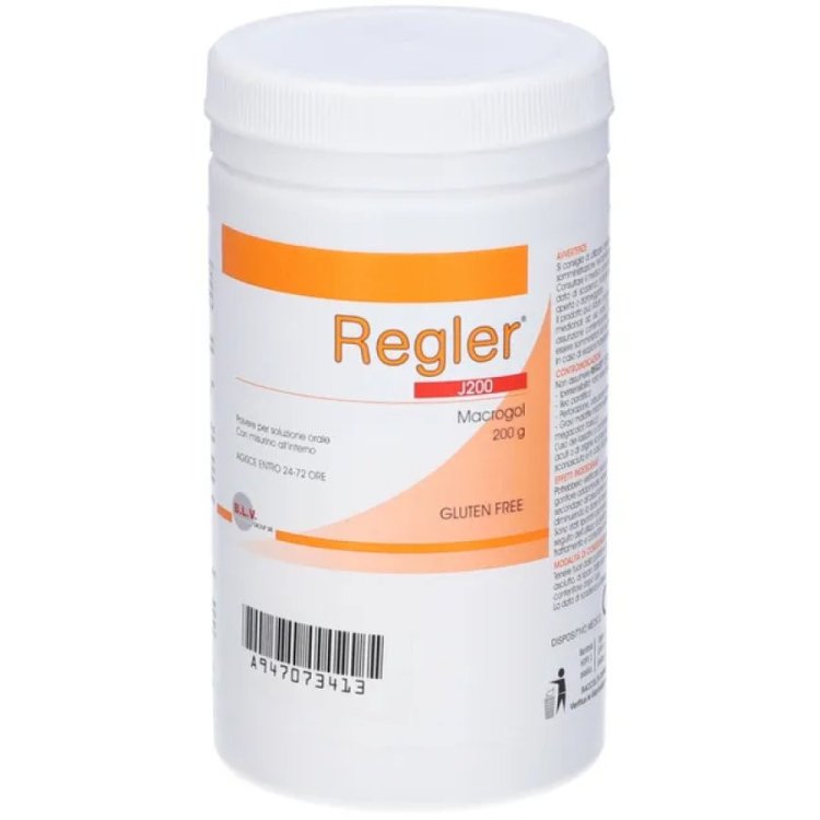 Blv Pharma Regler Macrogol Polvere Orale per Stipsi 200 g