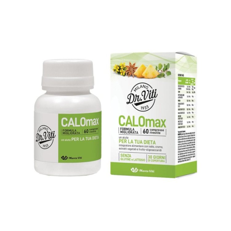 Marco Viti Calomax FM Integratore per il Controllo del Peso 60 Cpr Marco Viti Calomax FM Integratore per il Controllo del Peso 60 Cpr