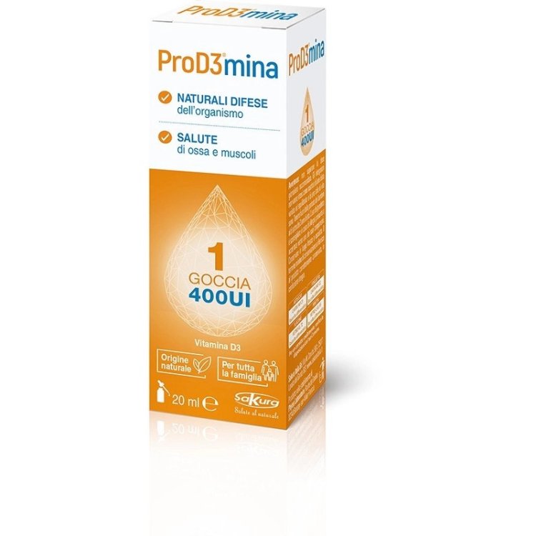 Sakura Italia Srl ProD3mina Integratore Alimentare Vitamina D3 20ml