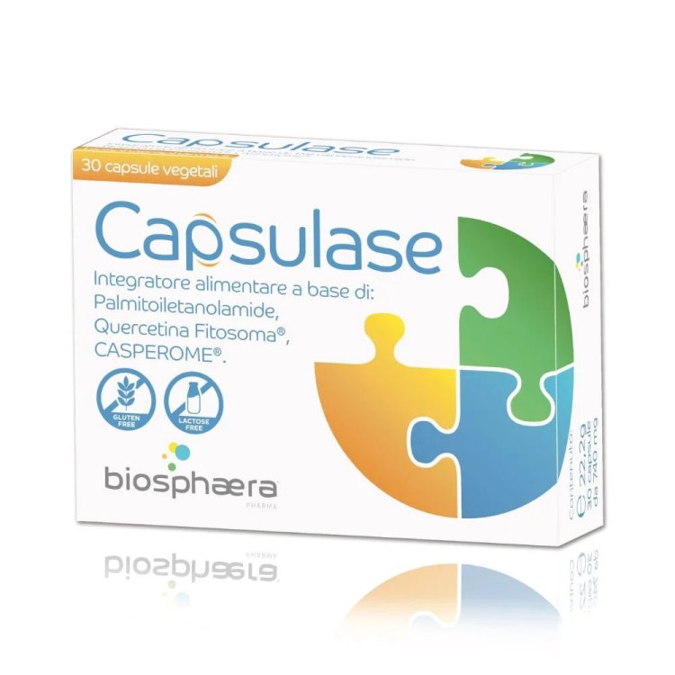 Biosphaera Pharma Capsulase Integratore Alimentare per Stress Ossidativo 30 Capsule