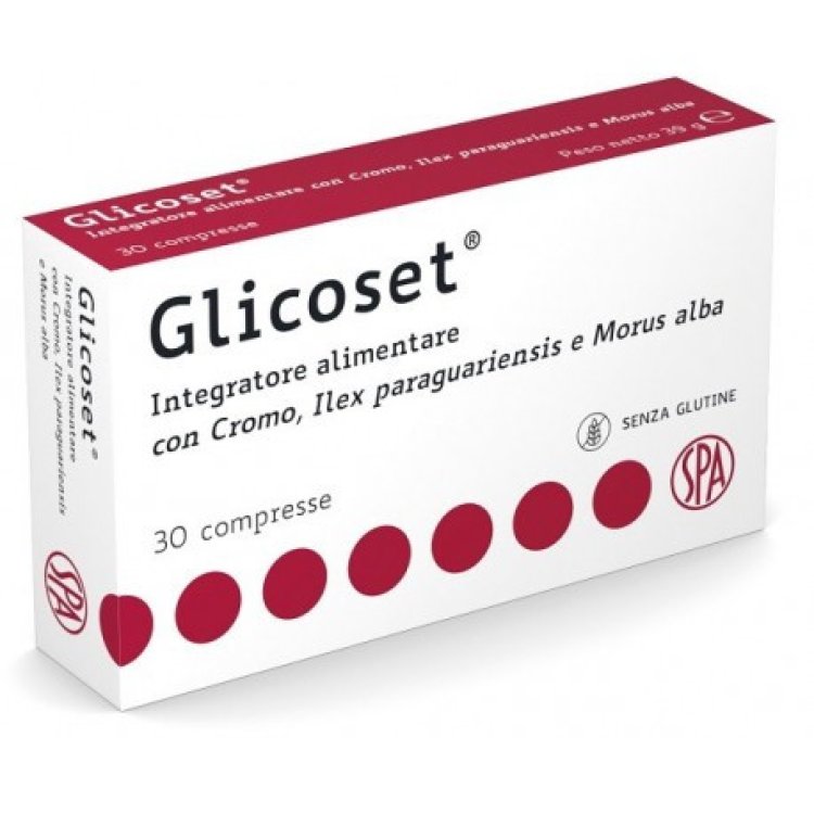 Glicoset Integratore Metabolismo Carboidrati Lipidi con Cromo 30 Compresse