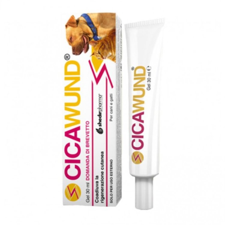 Shedir Cicawund Gel per Ferite Cani e Gatti 30ml