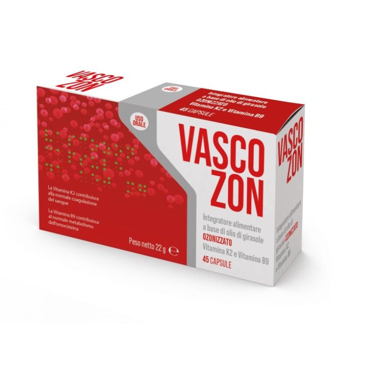 Gs Pharma Vascozon Integratore Alimentare per la Circolazione 45 Capsule Gs Pharma Vascozon Integratore Alimentare per la Circolazione 45 Capsule
