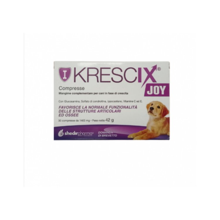 Shedir Krescix Joy Mangime Complementare per Cani in Crescita - 30 Compresse