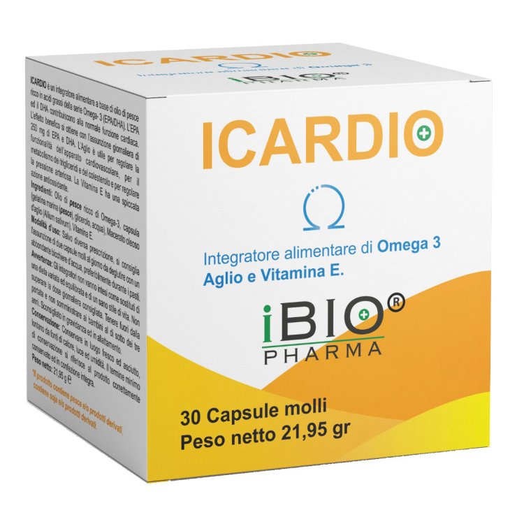 Ibiopharma Icardio Integratore per Funzione Cardiaca in Capsule Molli