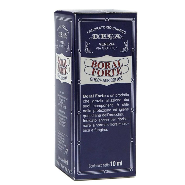 Boral Forte Gocce Auricolari per Igiene Orecchio Senza Alcool 10ml