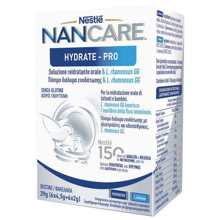 Nestl&eacute; Nancare Hydrate Pro Bust Soluzione Reidratante per Lattanti e Bambini 