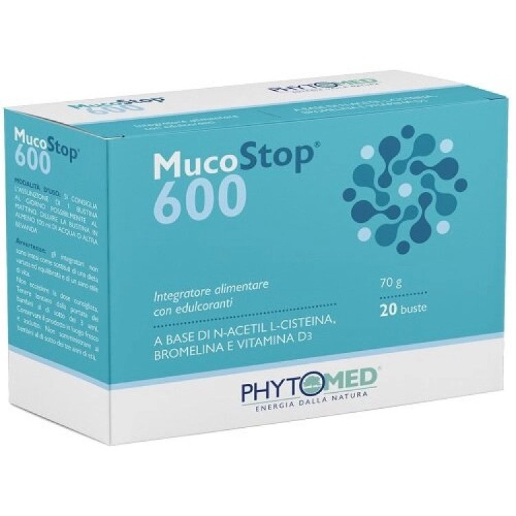 Phytomed MucoStop Integratore per Sistema Immunitario 20 Bustine