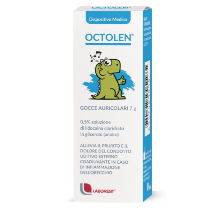 Uriach Octolen Gocce Auricolari Allevia Dolore e Prurito Lidocaina 0.5% 7g
