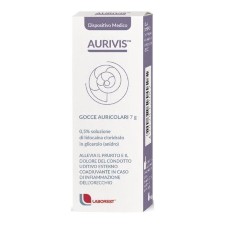 Uriach Aurivis Gocce Auricolari Anestetico Dolore Orecchio Dispositivo Medico 7g
