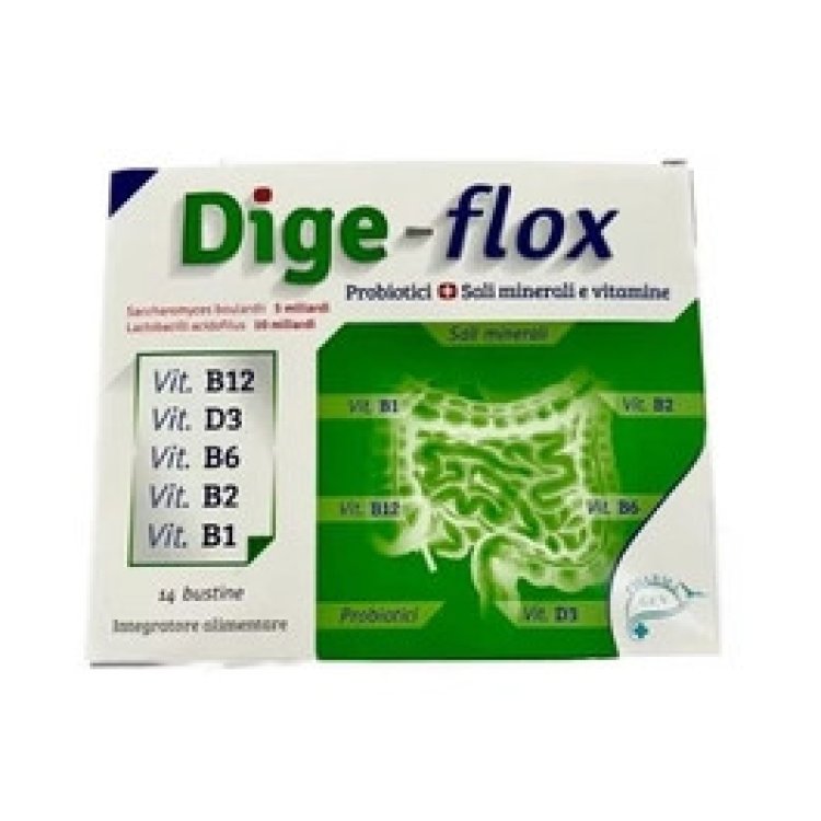 Pharmagen Dige Flox Integratore Alimentare per Digestione - 14 Bustine