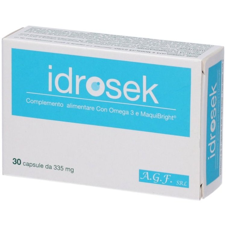 A.G.F. Srl Idrosek Integratore Alimentare Antiossidante 30 Capsule A.G.F. Srl Idrosek Integratore Alimentare Antiossidante 30 Capsule