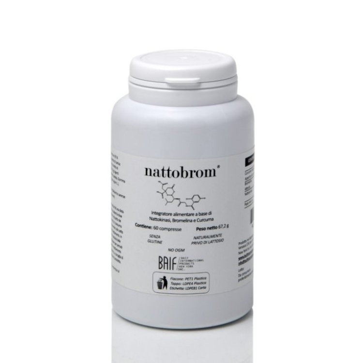 Baif Internat. Products N.Y. Nattobrom Integratore per Benessere con 60 Compresse