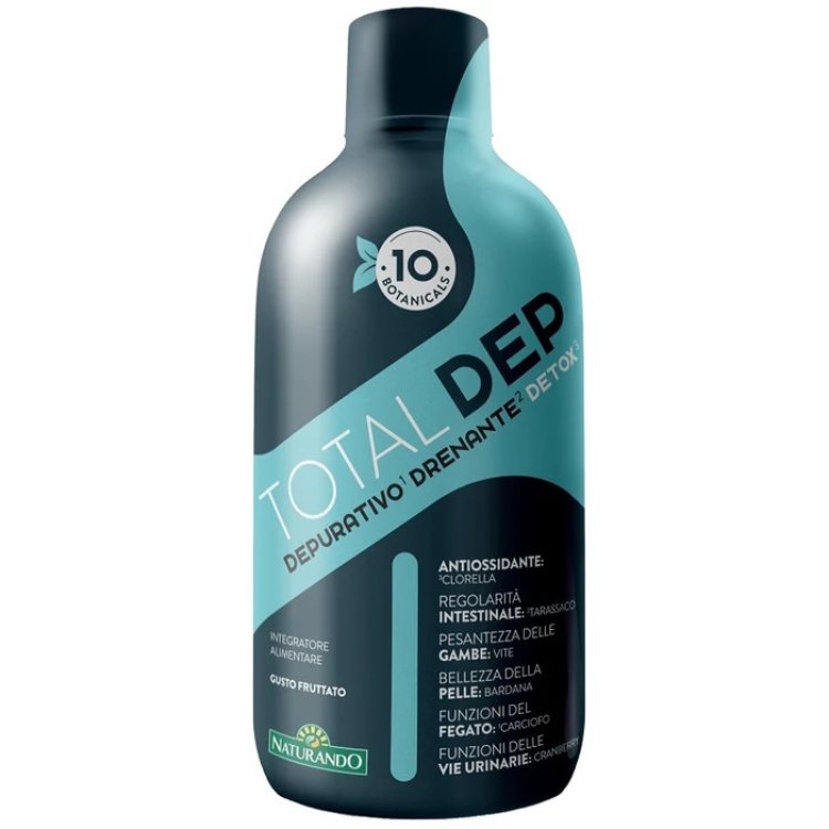 Naturando Total Dep Integratore Alimentare Depurativo Drenante Detox 500ml Naturando Total Dep Integratore Alimentare Depurativo Drenante Detox 500ml