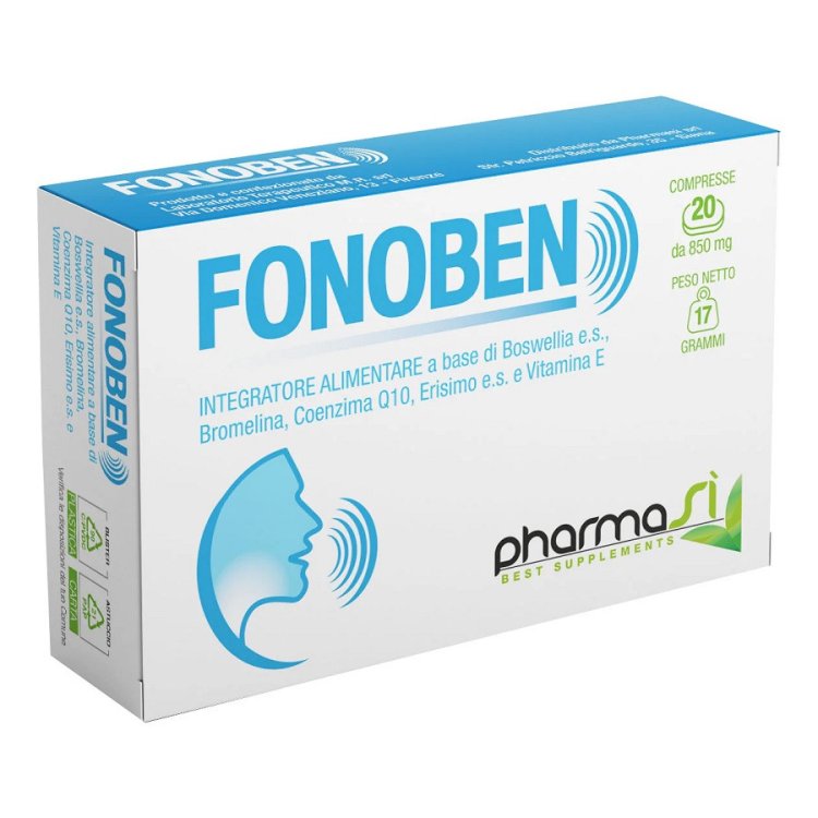 Pharmasi Fonoben Integratore per Voce e Gola 20 Compresse