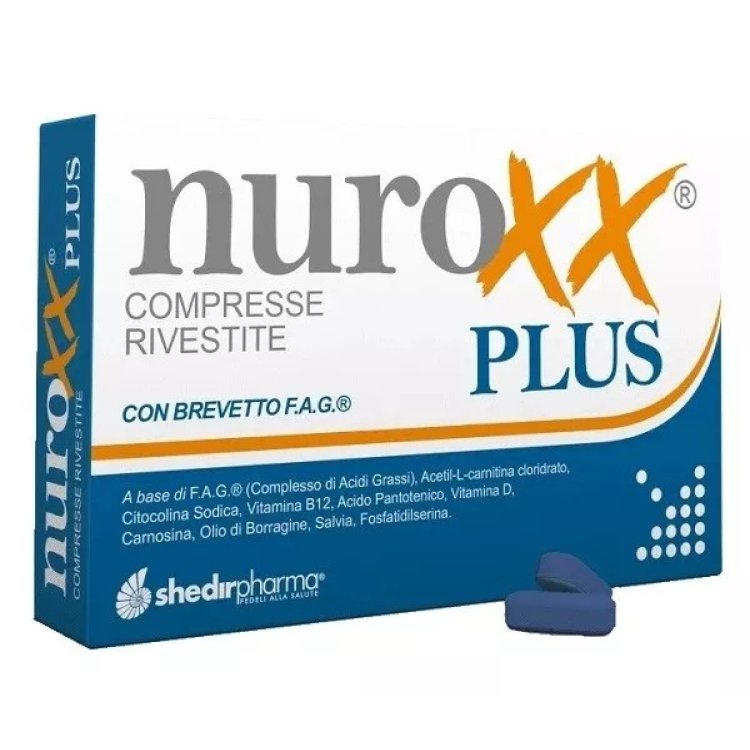 Shedir Pharma Nuroxx Plus Integratore Alimentare per il Sistema Nervoso 28 Compresse