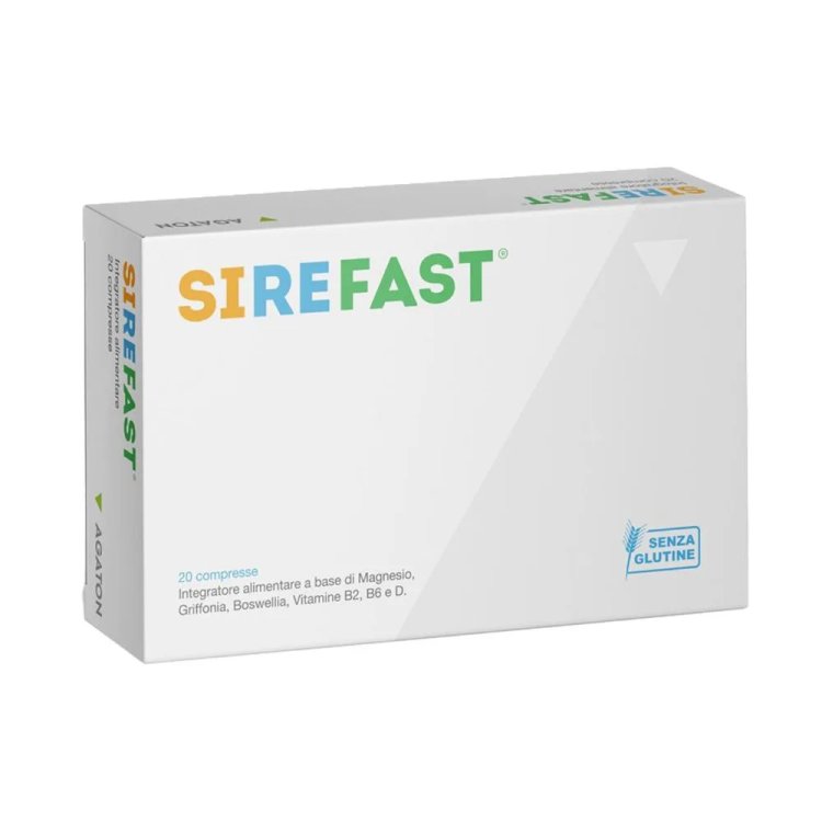Agaton Sirefast Integratore Alimentare per Umore e Stanchezza 20 Compresse Agaton Sirefast Integratore Alimentare per Umore e Stanchezza 20 Compresse