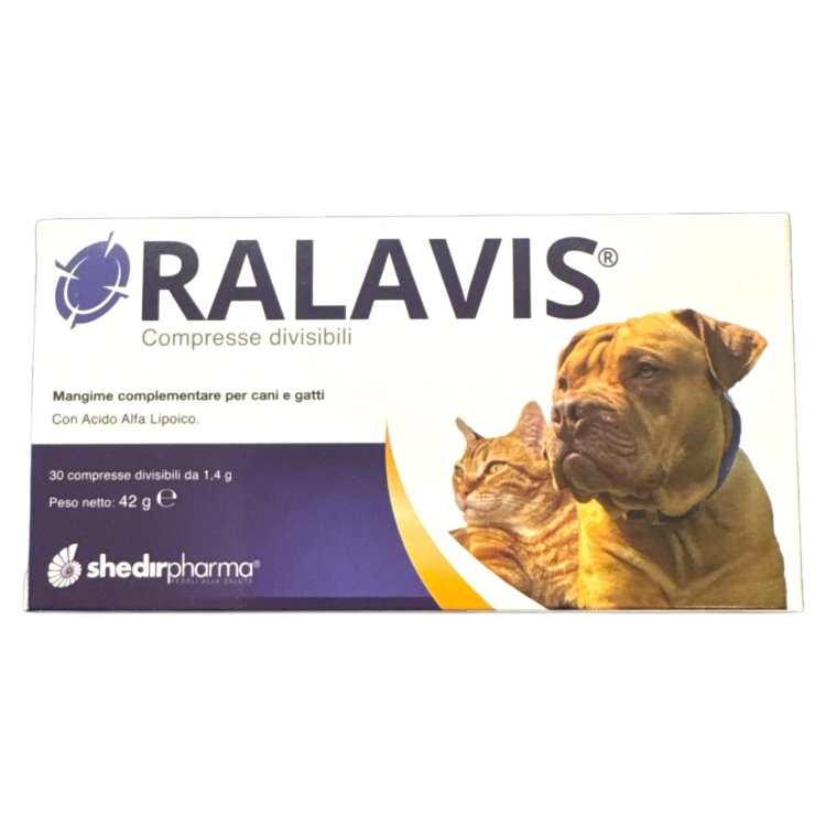 Shedirpharma Ralavis Cani e Gatti Integratore Antiossidante in Compresse Shedirpharma Ralavis Cani e Gatti Integratore Antiossidante in Compresse