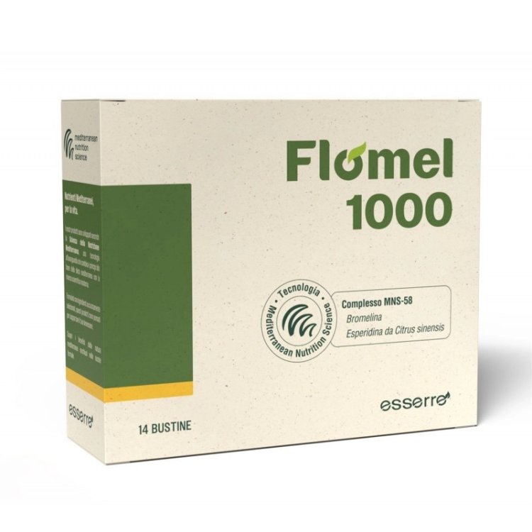 Esserre Pharma Flomel 1000 Integratore Microcircolo 14 Bustine Senza Glutine Esserre Pharma Flomel 1000 Integratore Microcircolo 14 Bustine Senza Glutine
