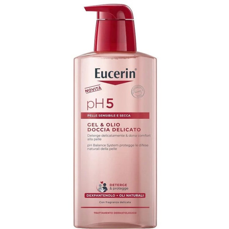 Eucerin pH5 Gel Olio Doccia Delicato per Pelle Sensibile 400ml