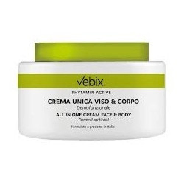 Vebix Phytamin Active Crema Dermofunzionale Viso e Corpo Idratante 300ml