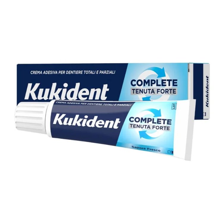 Kukident Complete Fresco Crema Adesiva per Dentiere 47g