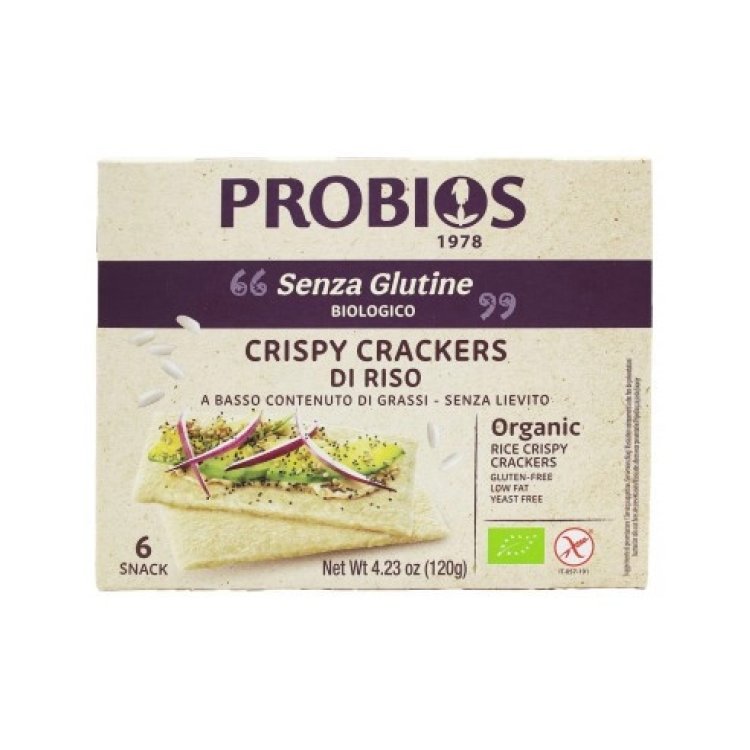 Probios Crispy Crackers di Riso Senza Glutine Biologici 6pz