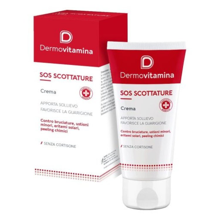 Dermovitamina SOS Scottature Crema Lenitiva per Scottature e Eritemi Solari 150 ml Dermovitamina SOS Scottature Crema Lenitiva per Scottature e Eritemi Solari 150 ml
