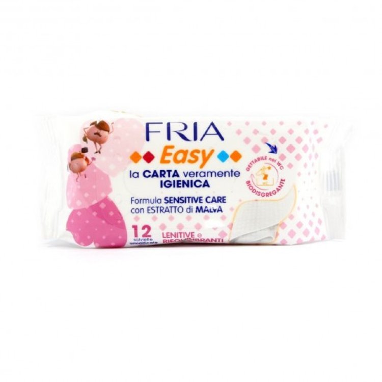 Fria Easy Carta Igienica Umidificata Gettabile WC 12 Pezzi