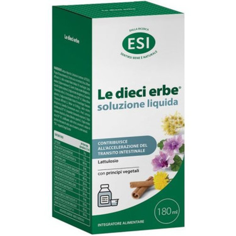 Esi Le Dieci Erbe Integratore Regolarit&agrave; Intestinale Amarena Senza Glutine 180 ml