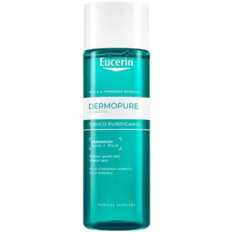 Eucerin Dermopure Tonico Viso Purificante per Pelle Grassa e Acneica 200ml Eucerin Dermopure Tonico Viso Purificante per Pelle Grassa e Acneica 200ml