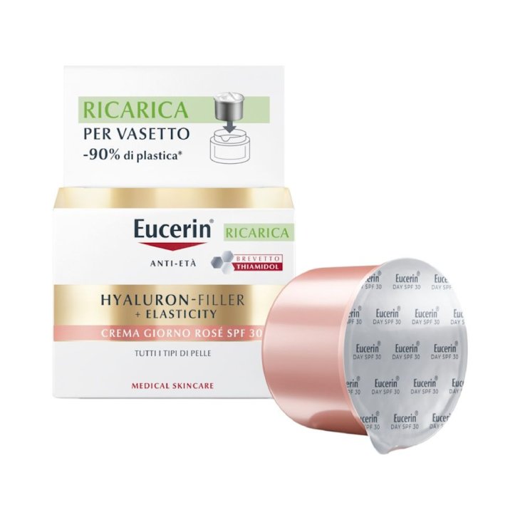 Eucerin Hyaluron-Filler + Elasticity Crema Giorno Rosé SPF30 Anti-Età Pelle Matura 50ml Eucerin Hyaluron-Filler + Elasticity Crema Giorno Rosé SPF30 Anti-Età Pelle Matura 50ml