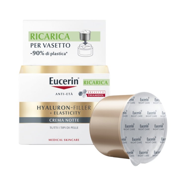 Eucerin Hyaluron-Filler Elasticity Crema Viso Notte Anti-Et&agrave; Ricarica 50ml