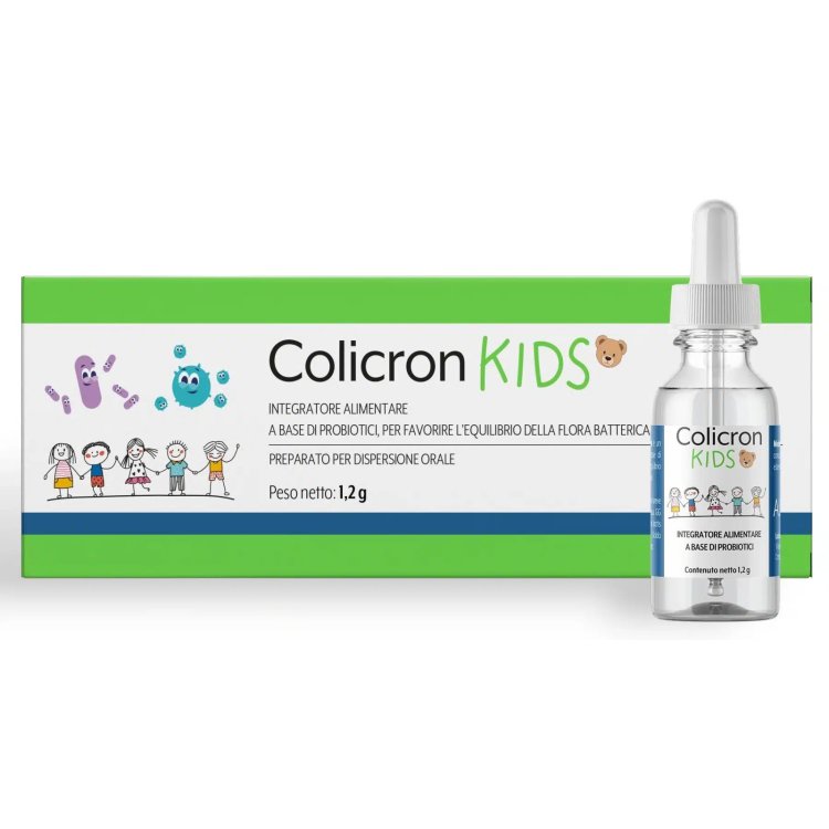 Laboratori Aliveda Colicron Kids Integratore Probiotici Flora Intestinale Bambini