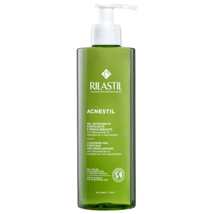 Rilastil Acnestil Gel Detergente Viso Purificante Pelli Grasse e Impure 500ml