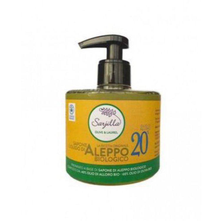 Biotobio Sapone Aleppo Liquido 20% Bio per Igiene 300ml