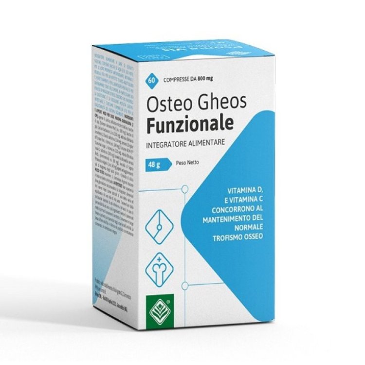 Gheos Osteo Funzionale Integratore per Stanchezza e Debolezza Fisica 60 Compresse