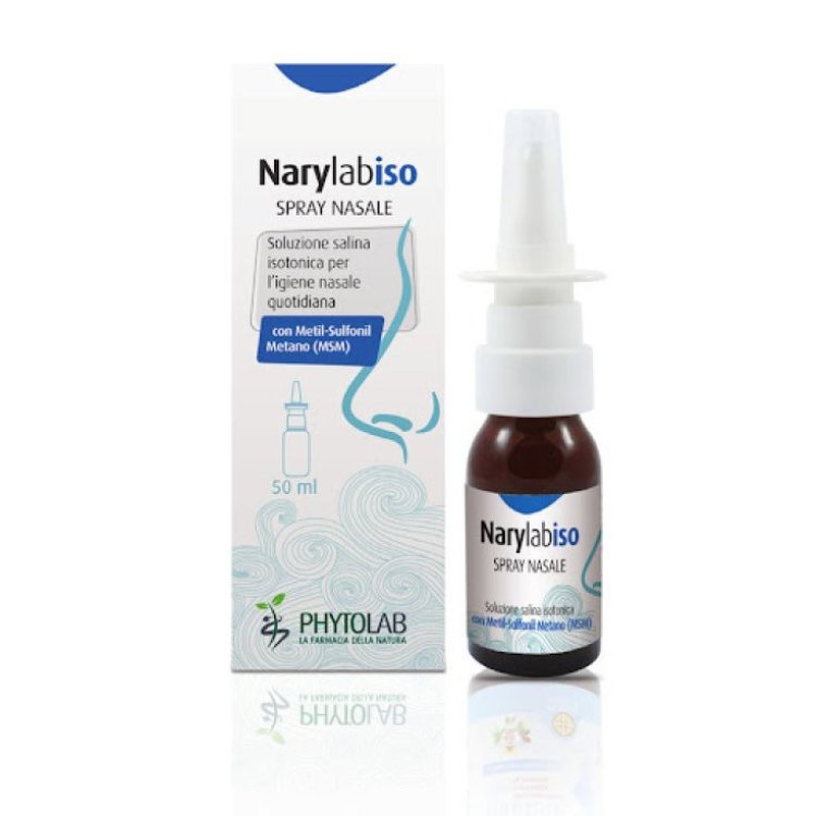 Phytolab Narylabiso Soluzione Isotonica Spray Nasale Per Igiene Nasale 50ml Phytolab Narylabiso Soluzione Isotonica Spray Nasale Per Igiene Nasale 50ml