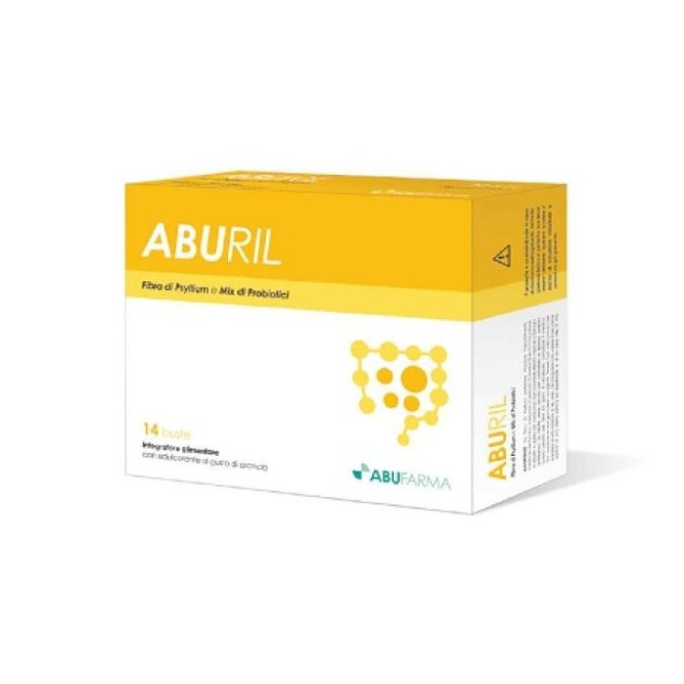 Abufarma Aburil Integratore Alimentare per Flora Intestinale 14 Bustine