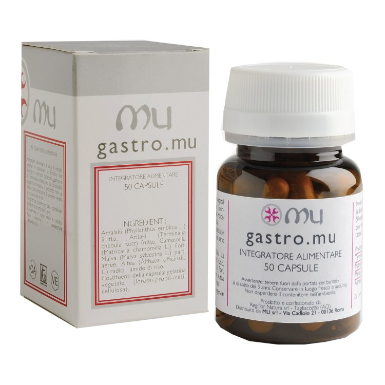 Mu Gastro Integratore Alimentare per Stomaco e Intestino, 50 Capsule Mu Gastro Integratore Alimentare per Stomaco e Intestino, 50 Capsule