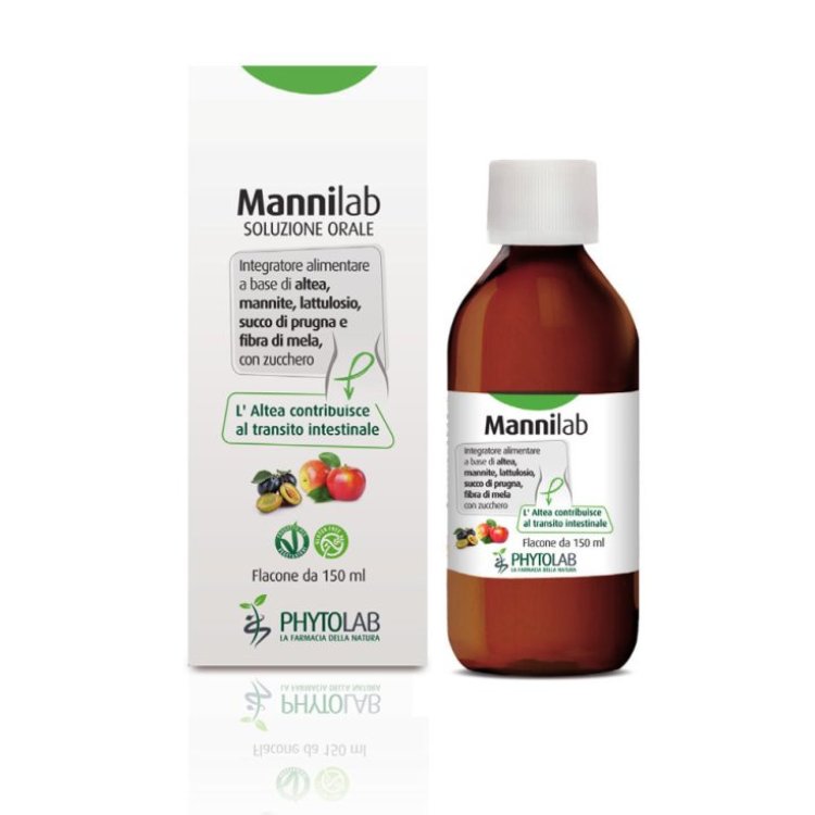 Phytolab Mannilab Soluzione Orale Integratore Alimentare per Transito Intestinale 150ml