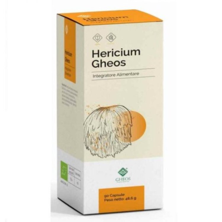 Gheos Hericium Integratore Alimentare per Sistema Immunitario 90 Capsule