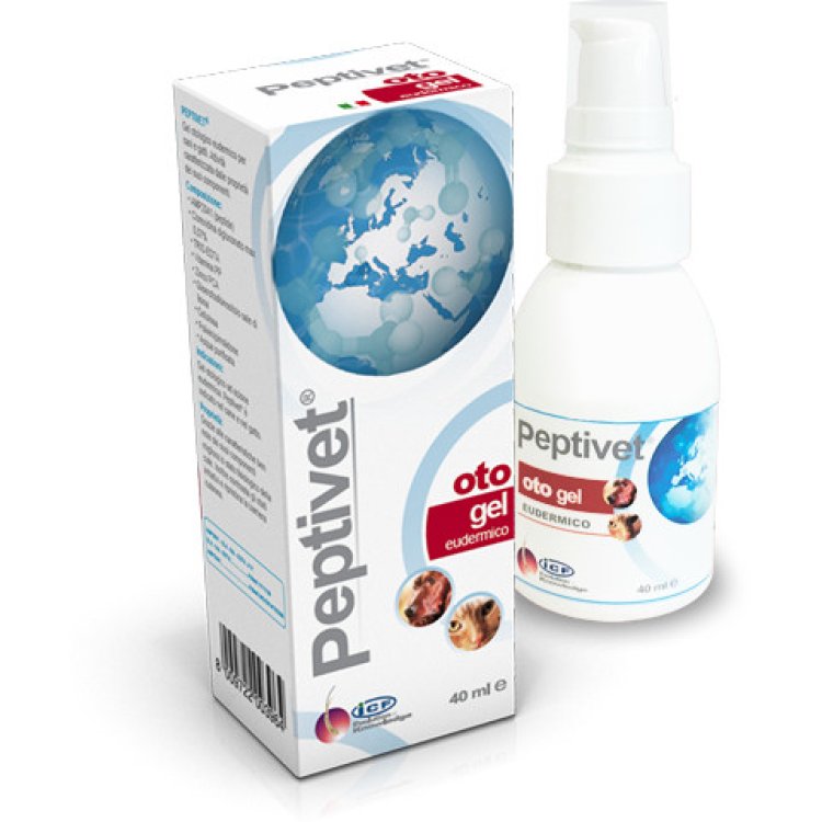 Icf Peptivet Oto Gel Eudermico per Cani e Gatti 40ml
