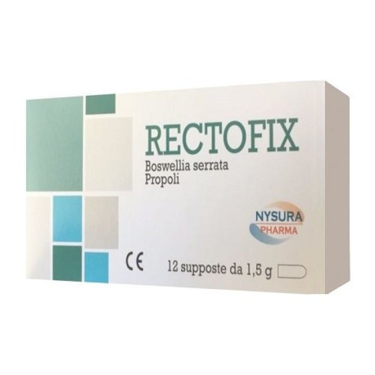Nysura Pharma Rectofix Integratore per Cistite e Prostata 12 Supposte