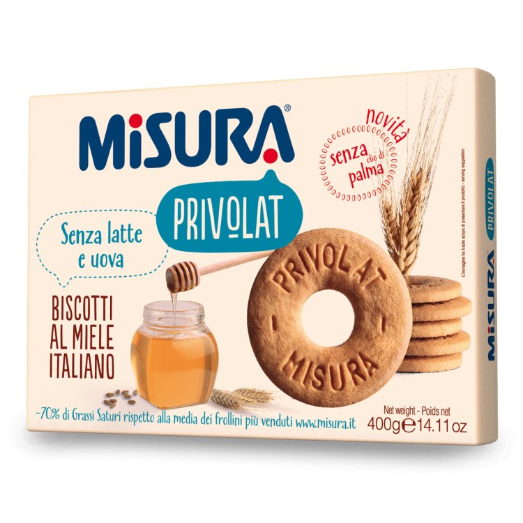 Misura Frollini Privolat con Miele Biscotti 400 g