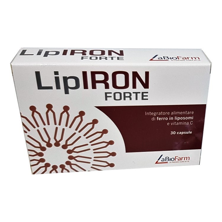 Labiofarm Lipiron Forte Integratore Ferro Liposomiale Vitamina C 30 Capsule