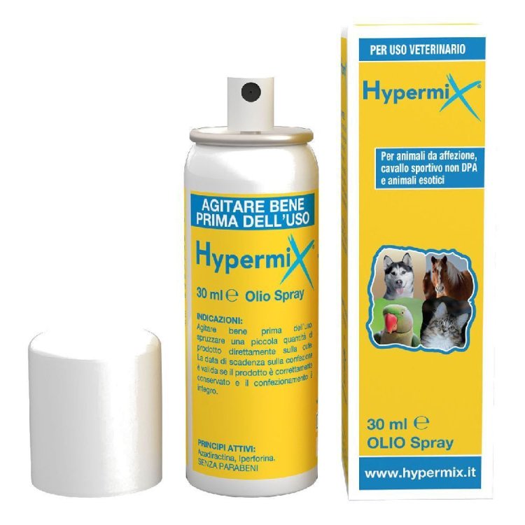 Hypermix Spray Veterinario Antiinfiammatorio Olio Neem e Iperico 30ml Hypermix Spray Veterinario Antiinfiammatorio Olio Neem e Iperico 30ml