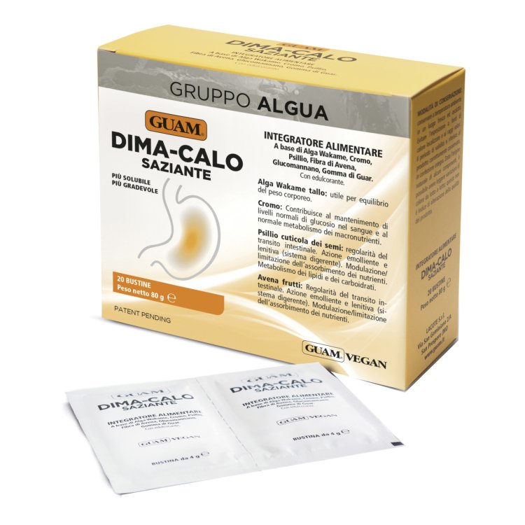 Guam Algua Dima-Calo Integratore Alimentare Saziante 20 Bustine Guam Algua Dima-Calo Integratore Alimentare Saziante 20 Bustine