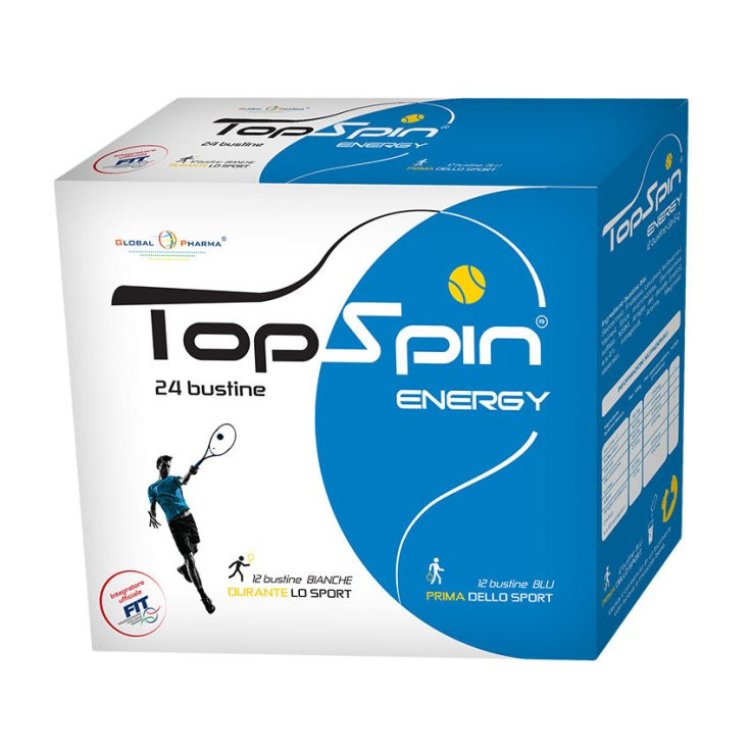 Global Pharma TopSpin Energy Integratore Alimentare per Sportivi 24 Bustine