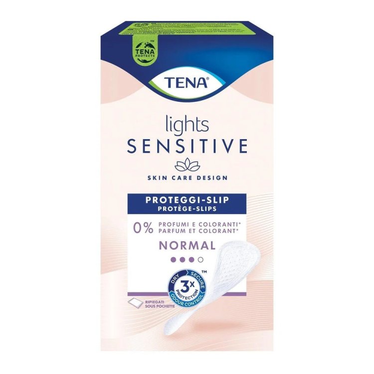 Tena Lights Normal Proteggi Slip Ripiegati per Incontinenza Leggera 22 Pezzi